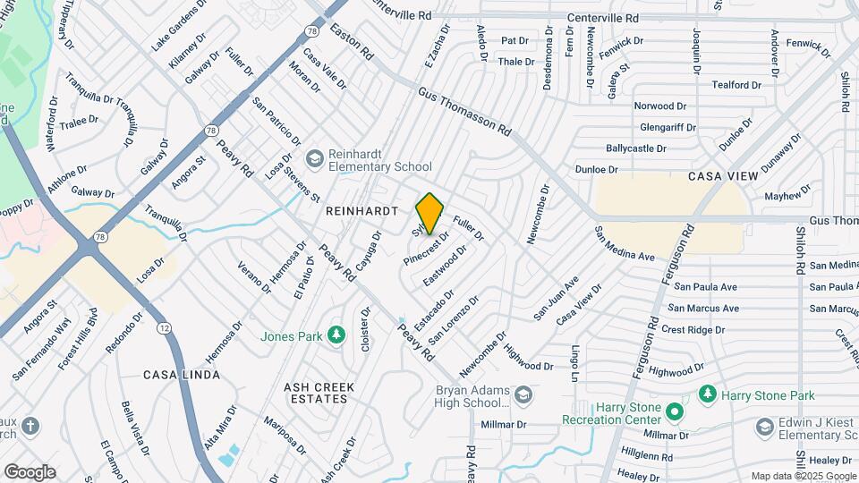 10231 Pinecrest Dr Map and Location Details
