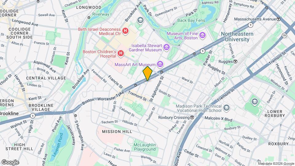 45 Worthington St Map and Location Details