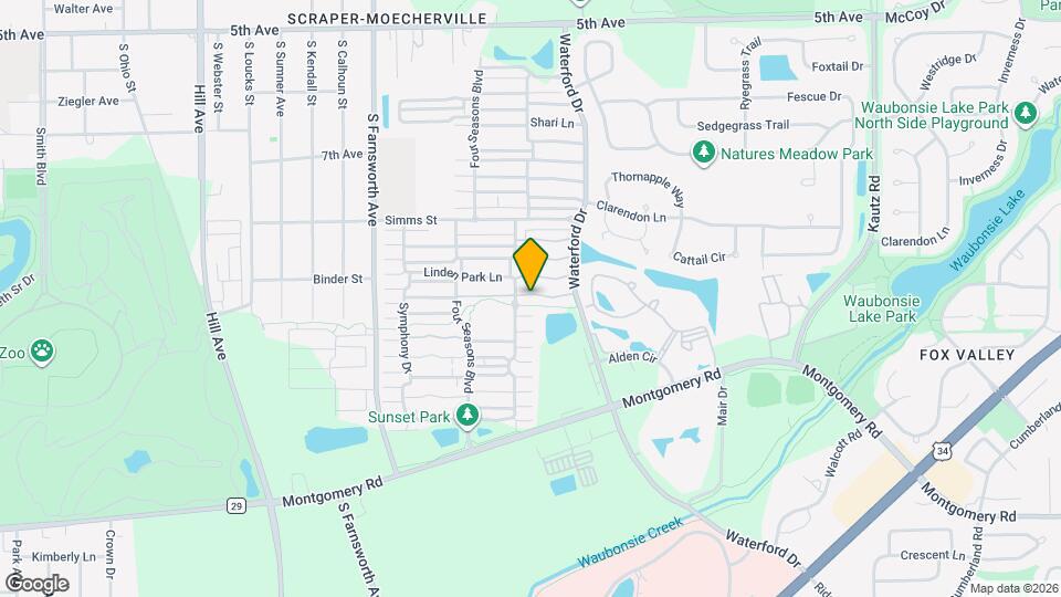 1747 Walnut Park Ln Map and Location Details