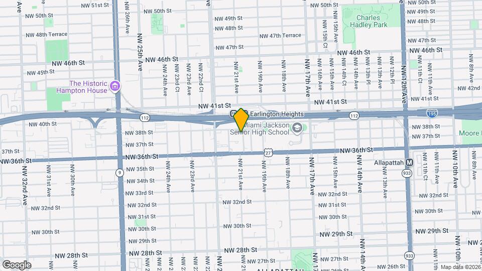 3720 NW 20th Ct Map and Location Details