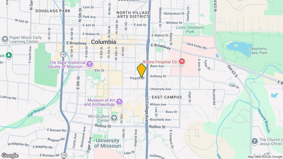 1208 Paquin St, Unit 6 or 9 month 1208 Paquin East Campus Map and Location Details