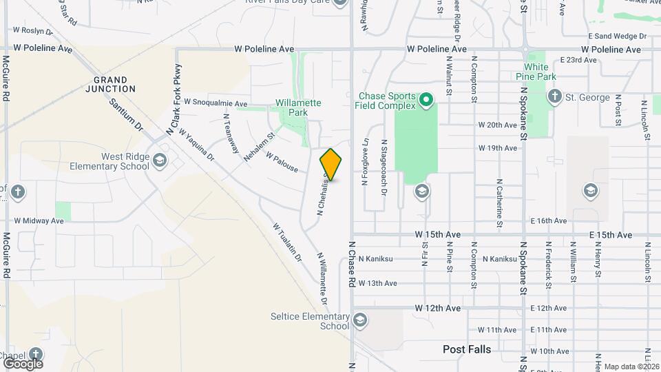 1804 N Chehalis St Map and Location Details