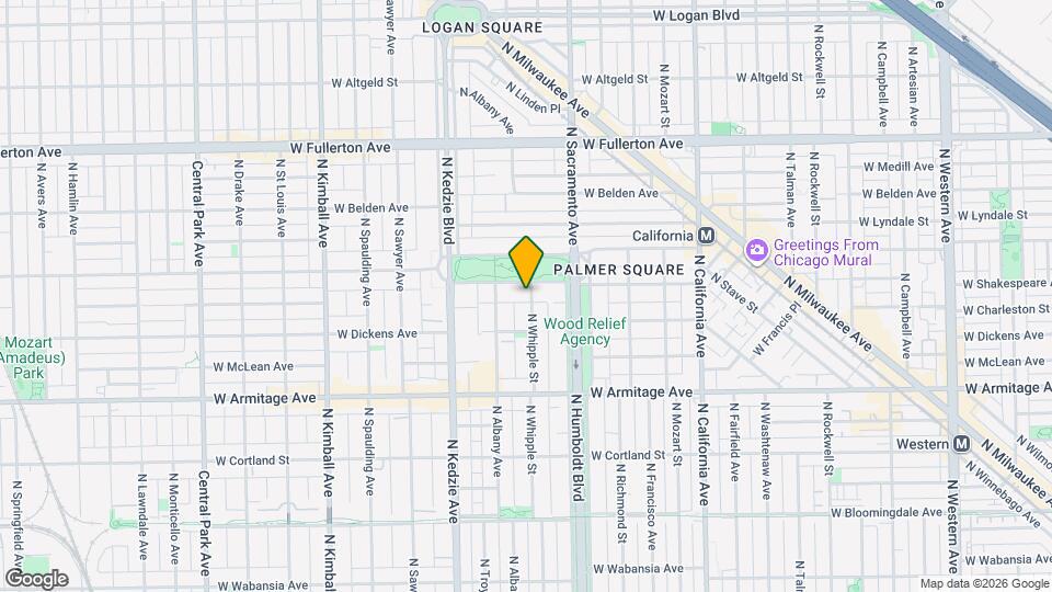 2128 N Whipple St Mapa y Detalles de la Ubicación