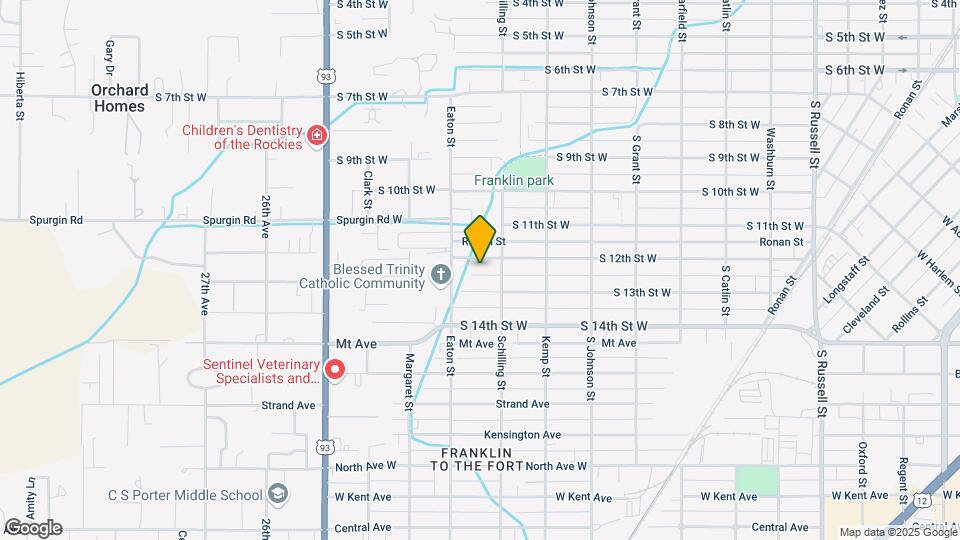 2211 S 12th St W Map and Location Details