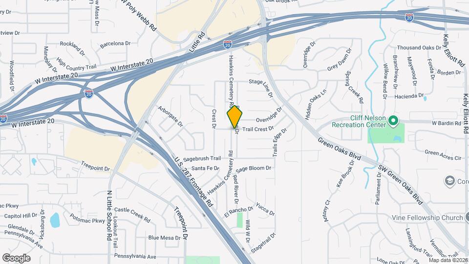 4900 Ridgeline Dr Map and Location Details