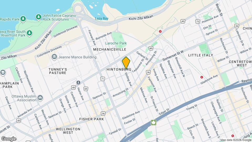 55-57 Stirling Av Map and Location Details