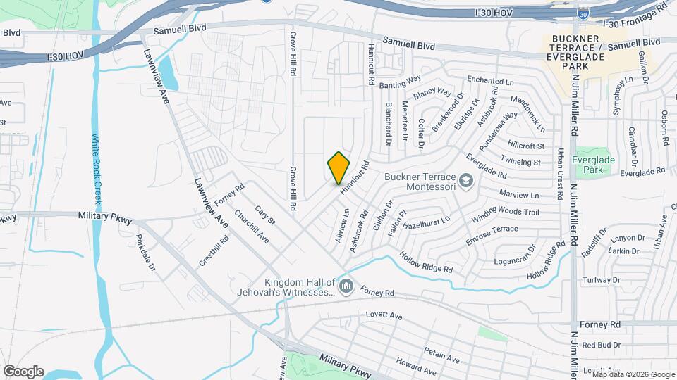 7027 Hunnicut Rd Map and Location Details