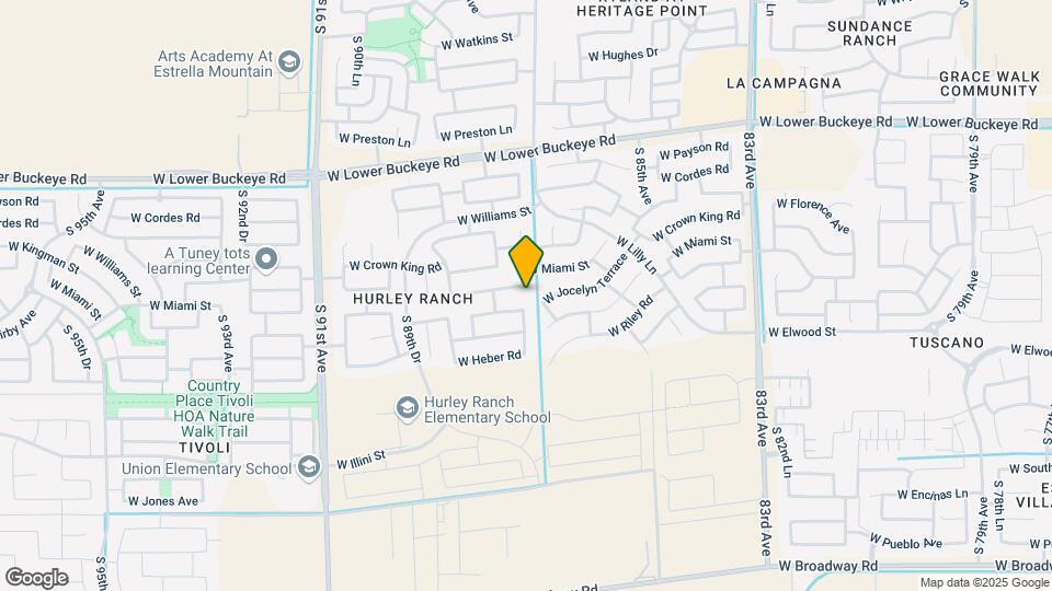 8711 W Pioneer St Map and Location Details
