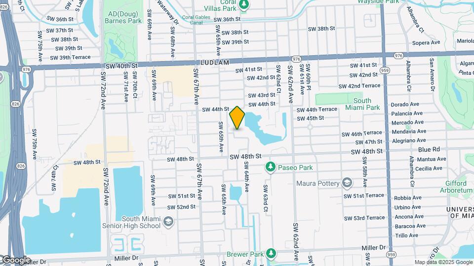 6445 SW 46th Terrace Map and Location Details