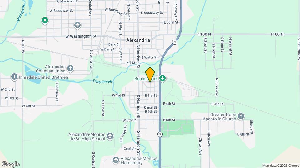 119 E 1st St Map and Location Details