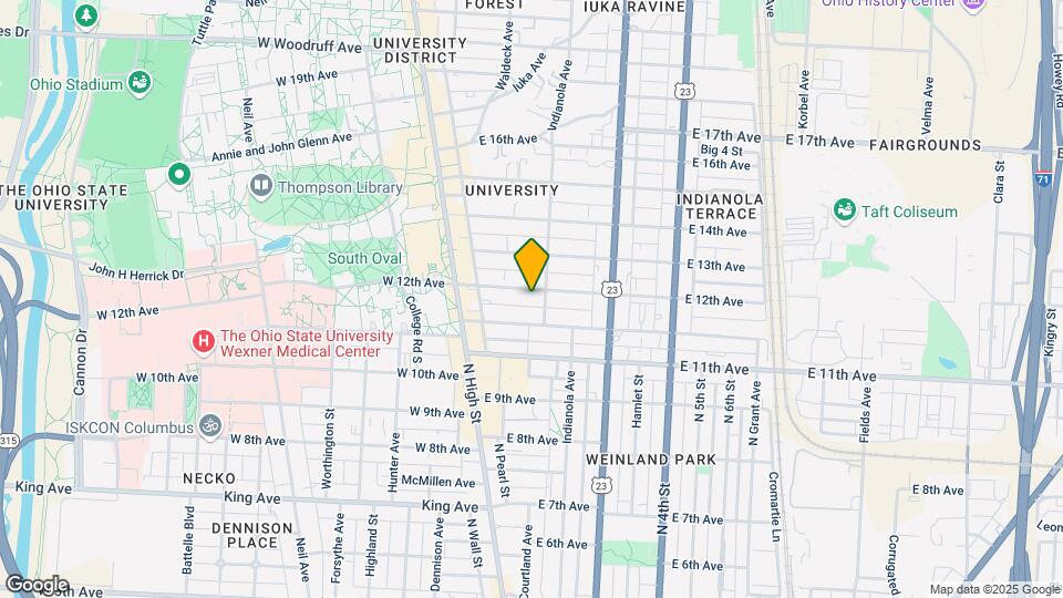 101 E 12th Ave Mapa y Detalles de la Ubicación