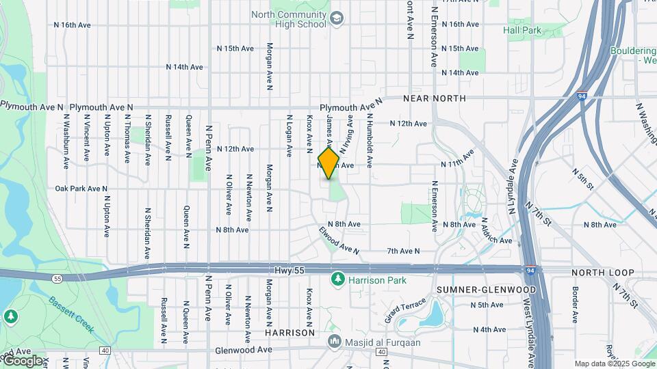 1023 James Ave N, Unit 1023 Map and Location Details