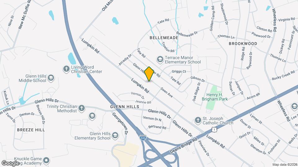 2839 Glenn Hills Cir Map and Location Details