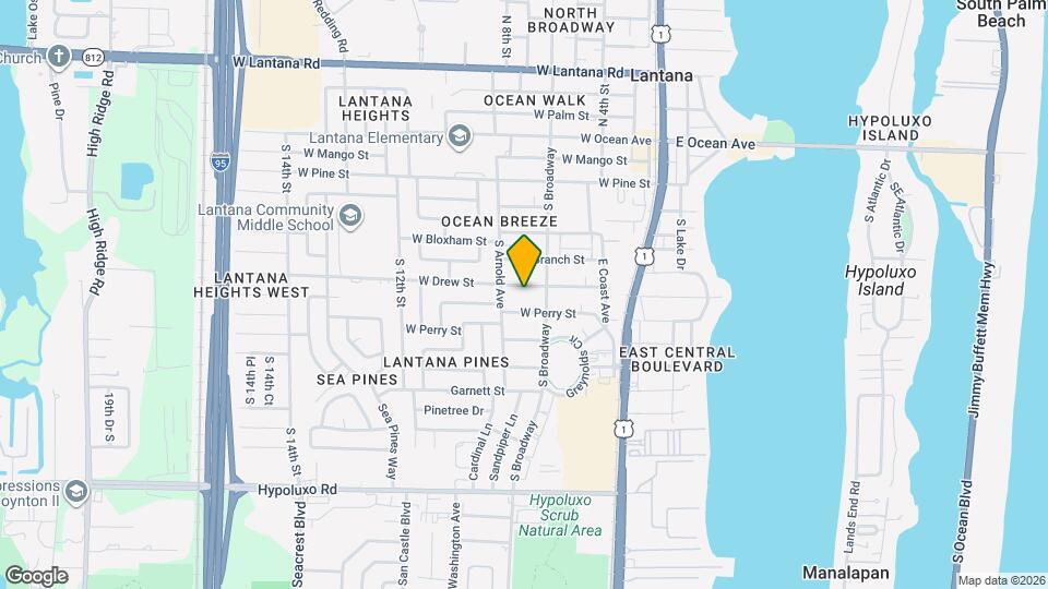 612 W Drew St Mapa y Detalles de la Ubicación