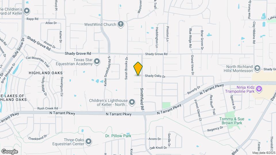 1504 De Moss Ct Map and Location Details