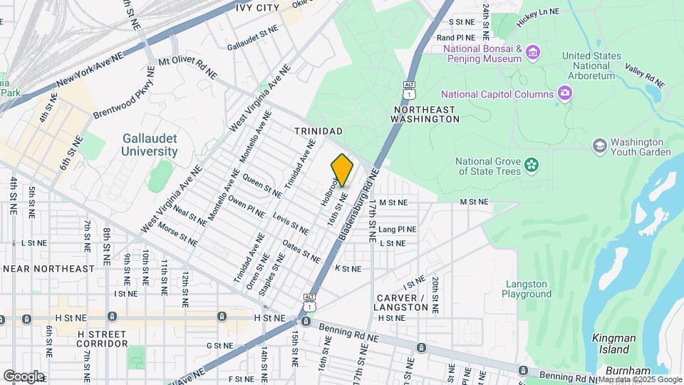 1212 16th St NE Map and Location Details
