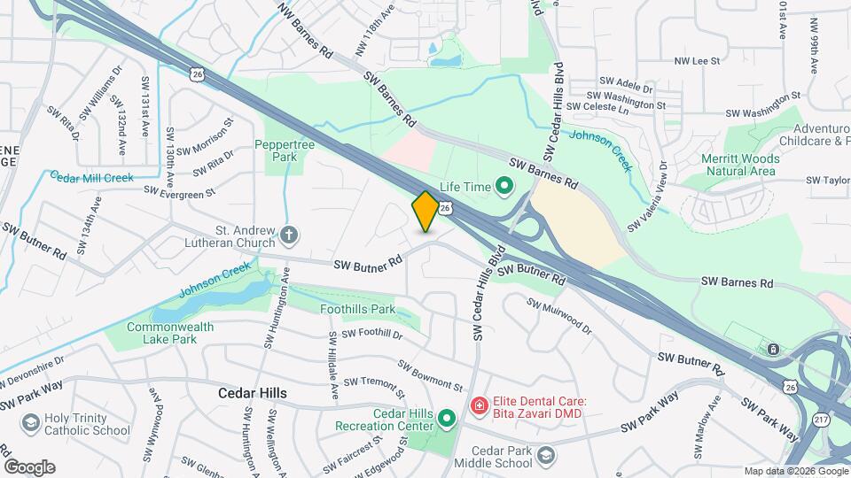 11765 SW Butner Rd Map and Location Details