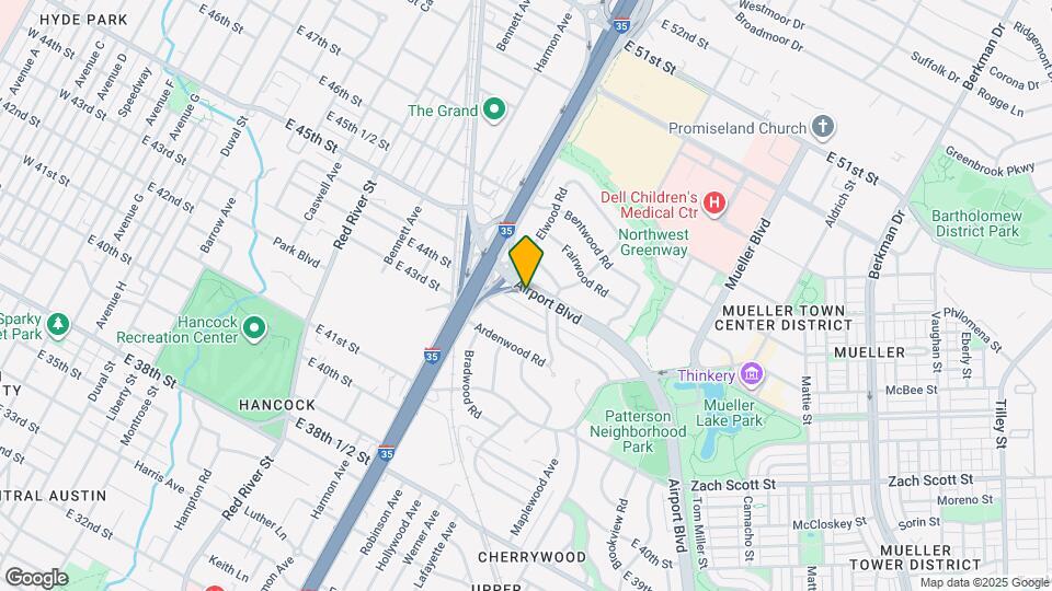 4406 Airport Blvd Map and Location Details