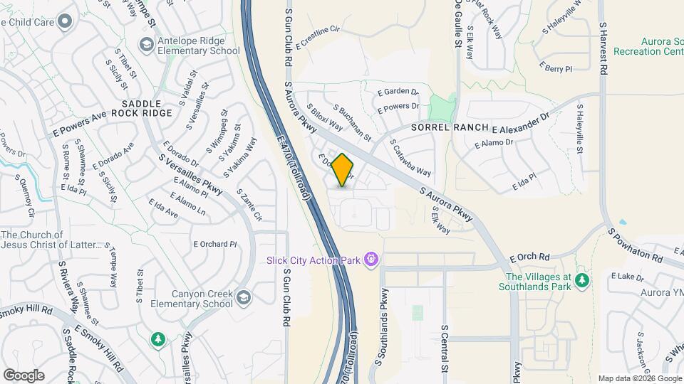 23588 E Ida Dr Map and Location Details