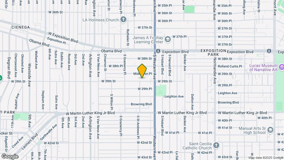 1655 W 39th St Map and Location Details