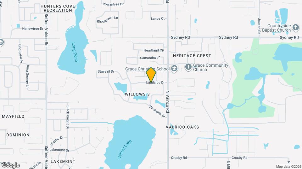 1907 Landside Dr Mapa y Detalles de la Ubicación