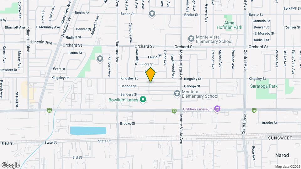 4702 Canoga St Map and Location Details