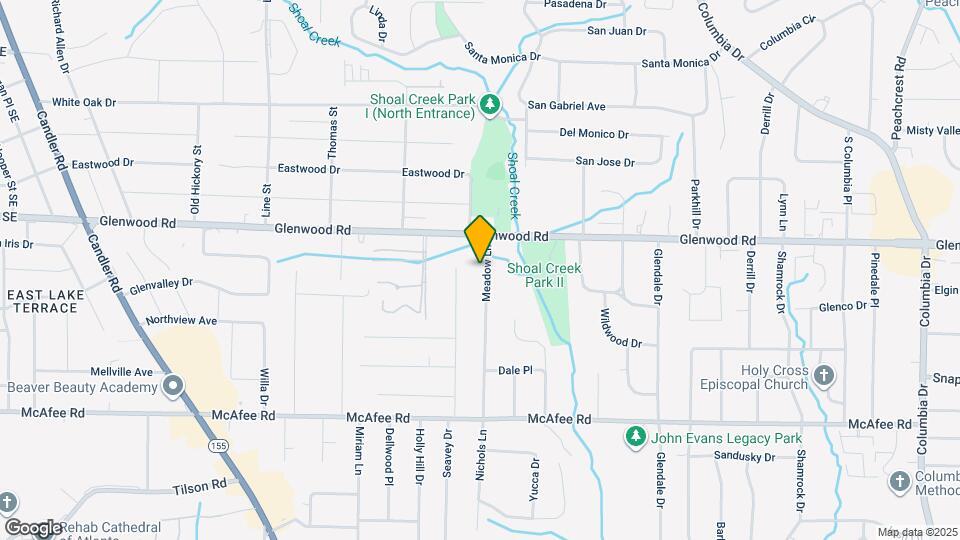 1857 Meadow Ln Map and Location Details