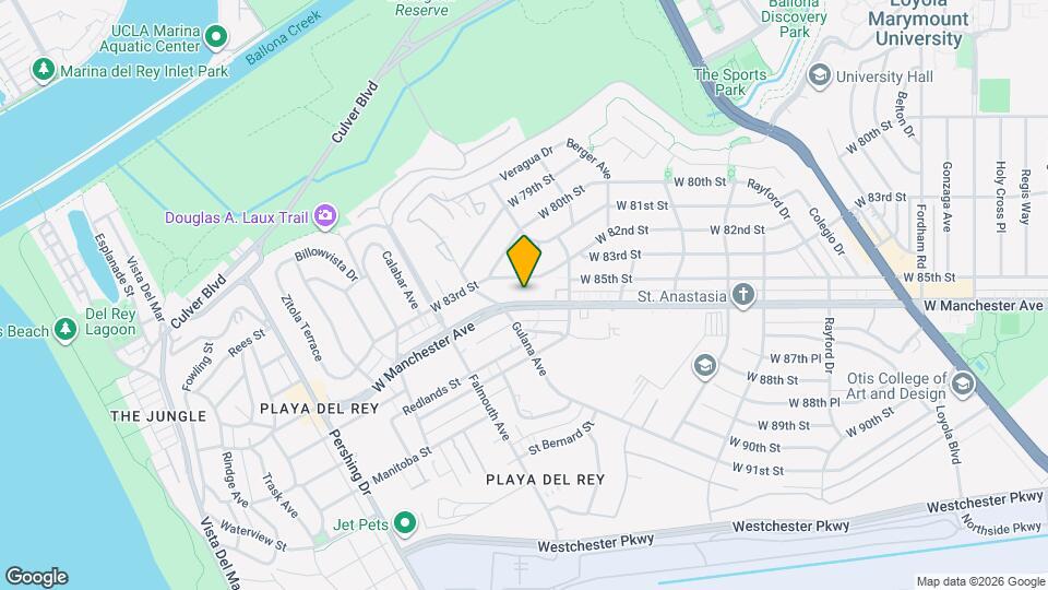 7855 W Manchester Ave, Unit 3 Map and Location Details