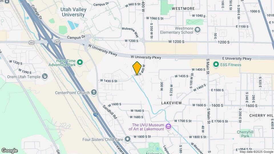 1442 S 430 W, Unit 1442 South 430 West Orem Mapa y Detalles de la Ubicación