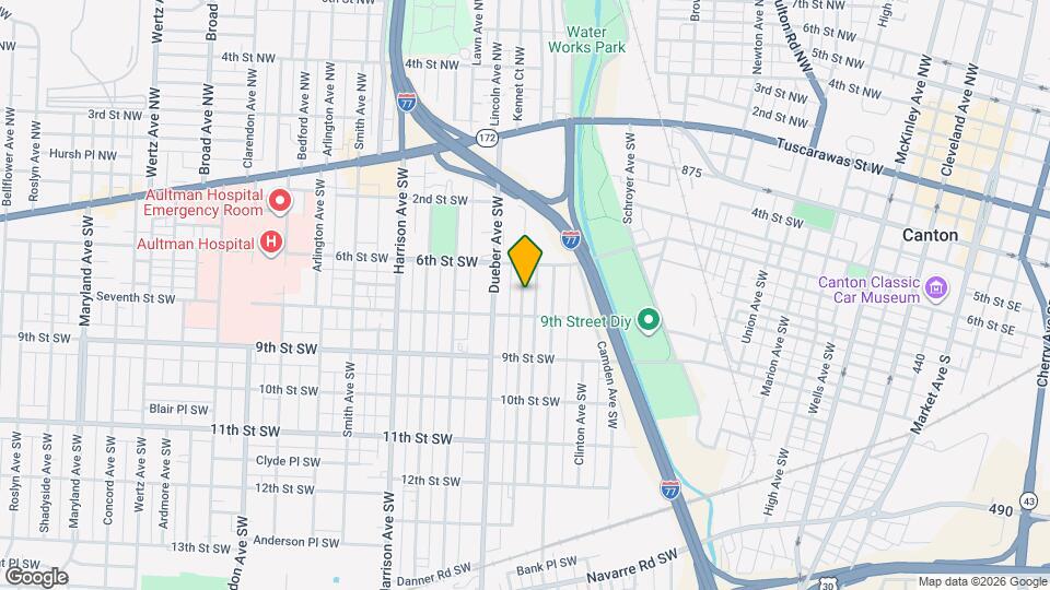 628 Garfield Ave SW Map and Location Details