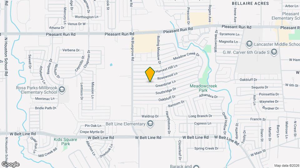 1337 Greenbriar Ln Map and Location Details