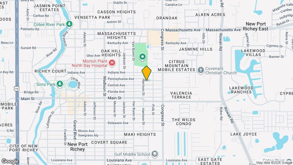 6332 Pennsylvania Ave Map and Location Details