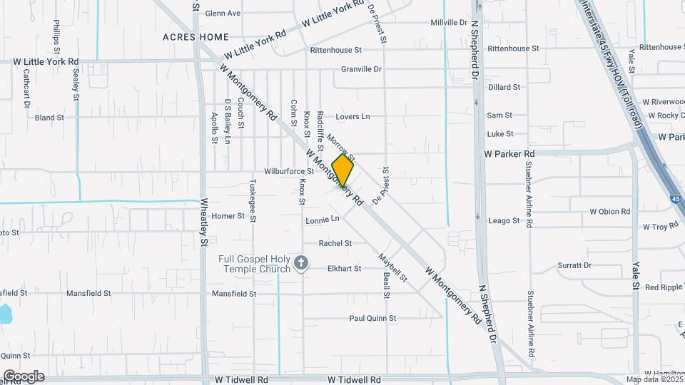 6633 W Montgomery Rd Map and Location Details