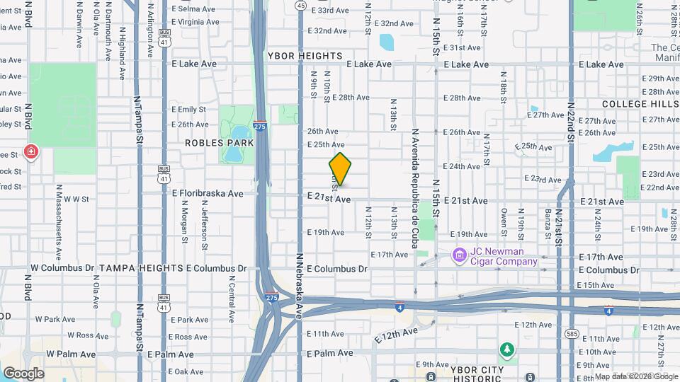 1003 E 22nd Ave. Map and Location Details