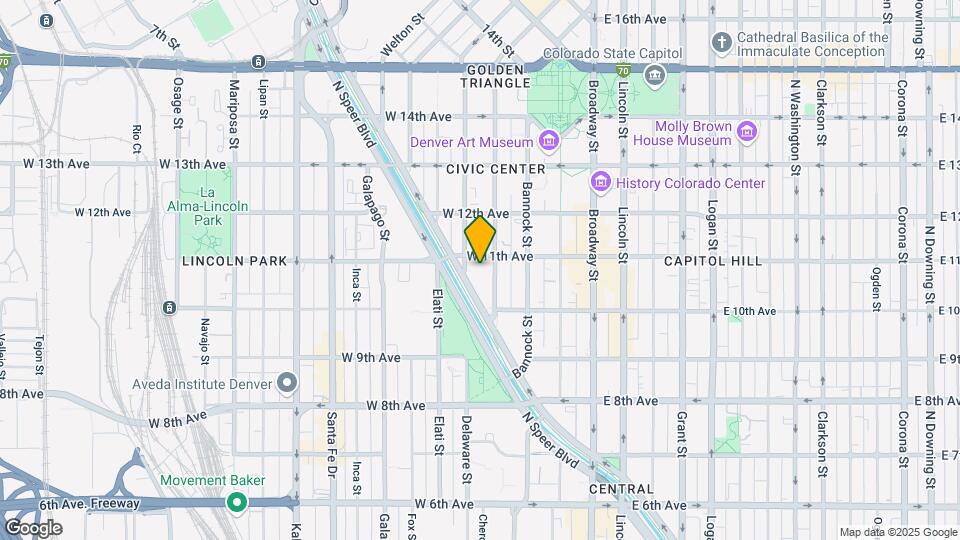 300 W 11th Ave Map and Location Details