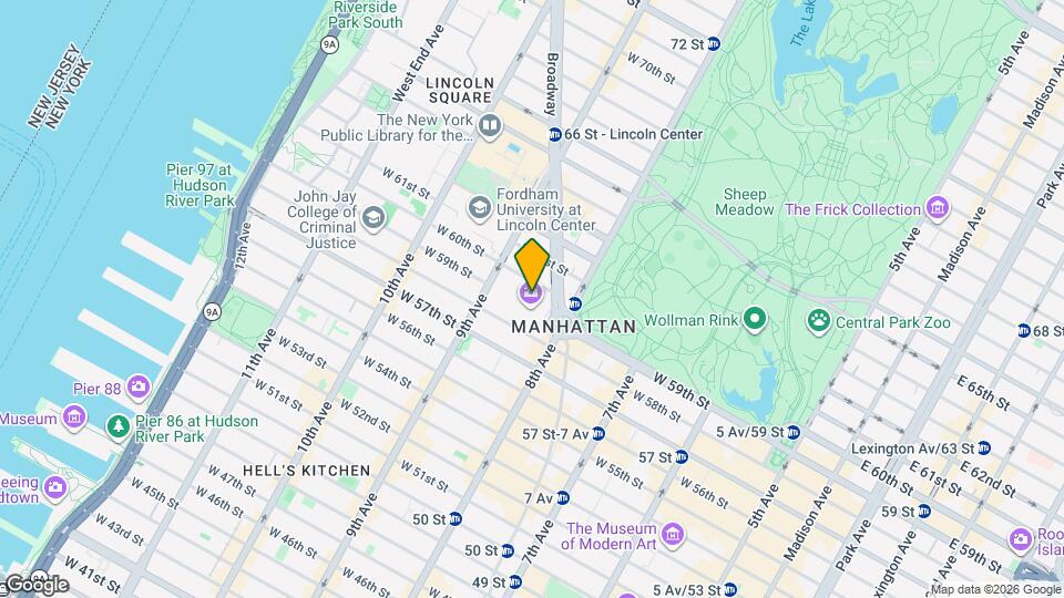 80 Columbus Cir Map and Location Details