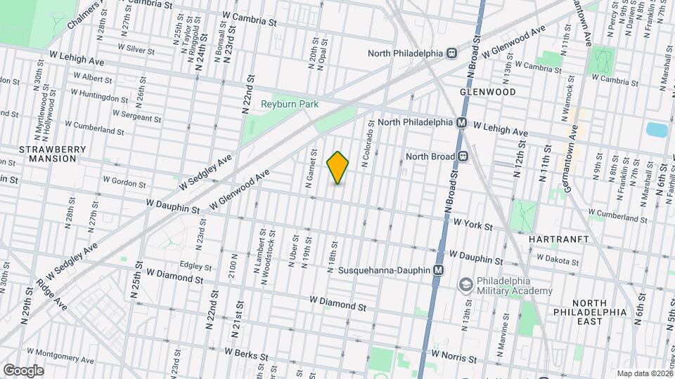 2427 N Cleveland St Map and Location Details