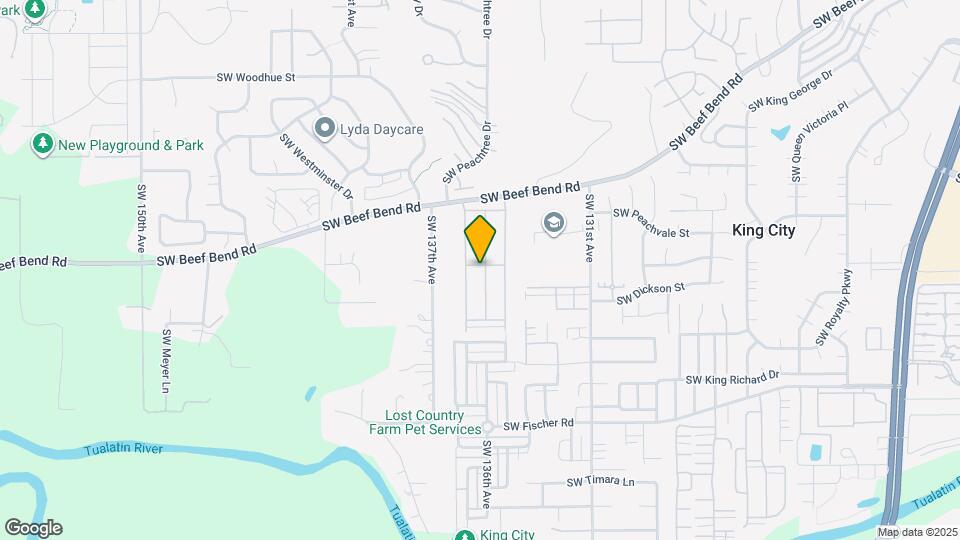 13620 SW Beef Bend Rd Map and Location Details