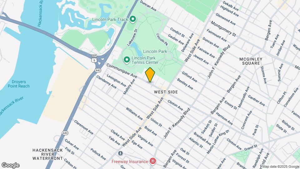 857 Communipaw Ave Map and Location Details