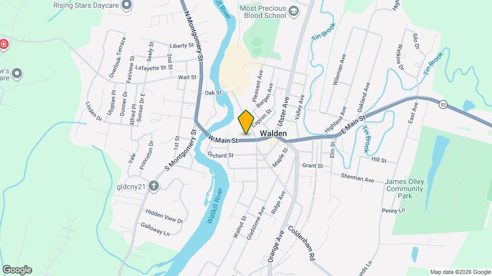 90 W Main St Map and Location Details