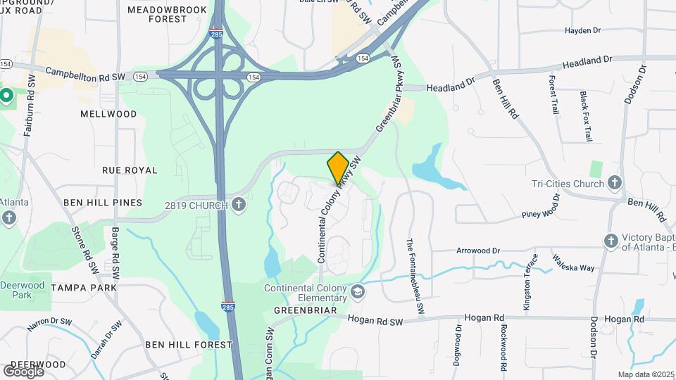 Greenbriar Glen (Colony Woods) Map and Location Details