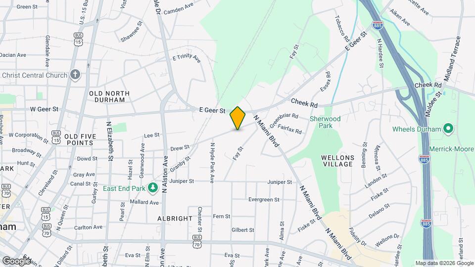 1140 Drew St Map and Location Details