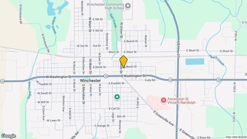 406 E North St Map and Location Details