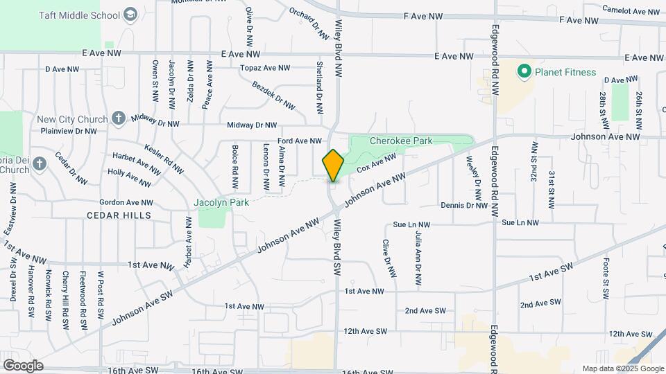 195 Wiley Blvd NW Map and Location Details