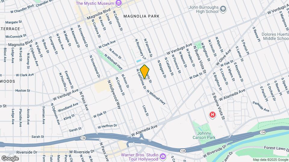 446 N California St Map and Location Details