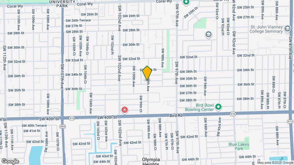 9901 SW 35th Terrace Map and Location Details