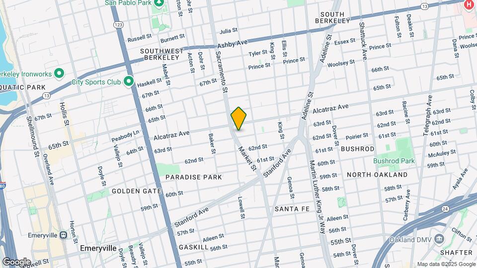 936 63rd St Map and Location Details