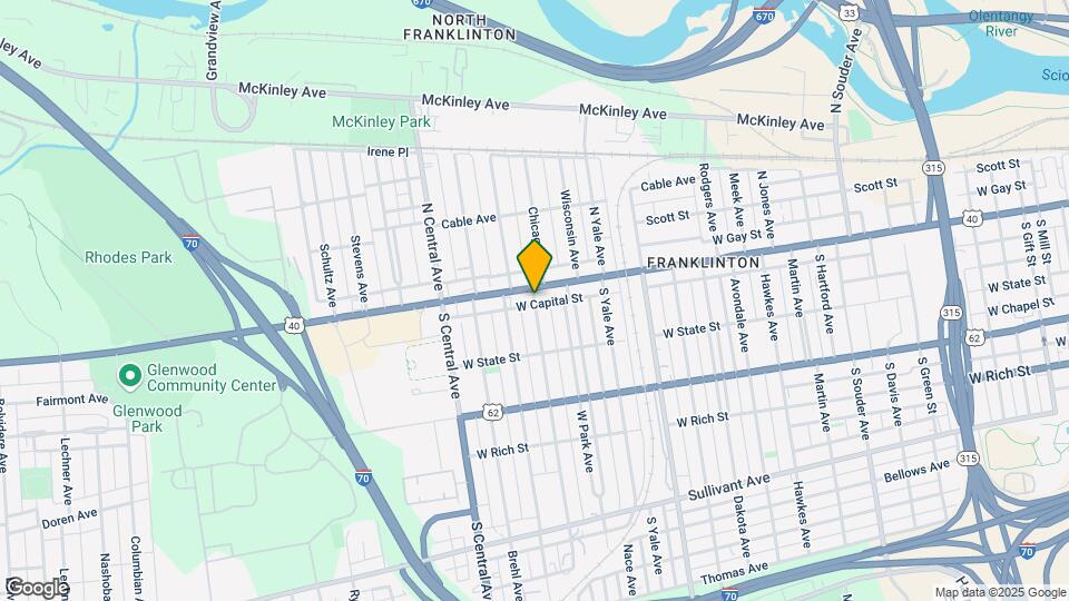 21 S Princeton Ave Map and Location Details