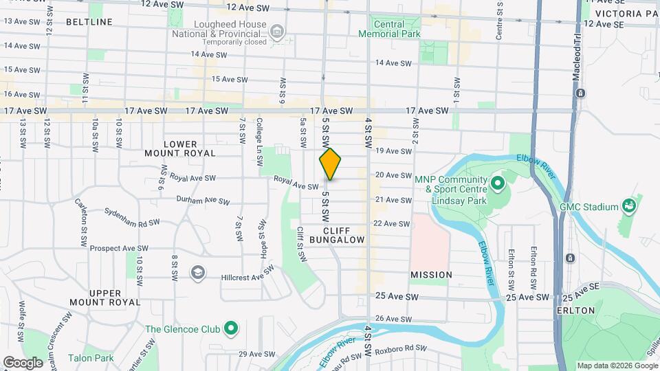 Cliff Bungalow Map and Location Details