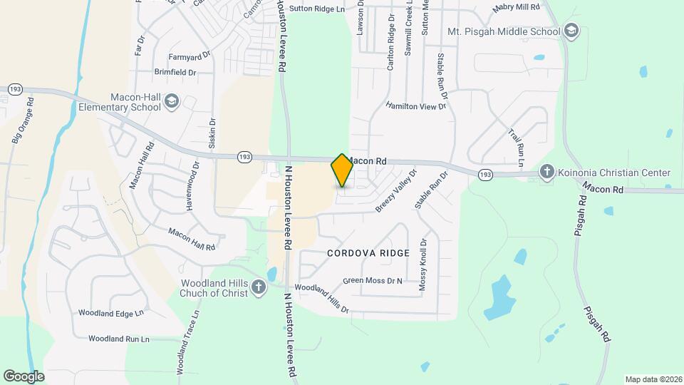 1210 Pennock Dr Map and Location Details